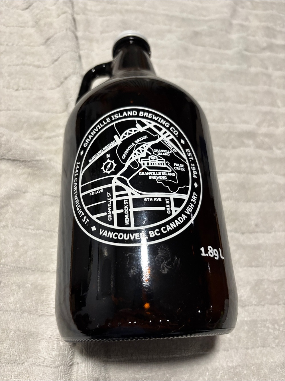 Granville Island Brewing - 1.89L Brown Glass Growler